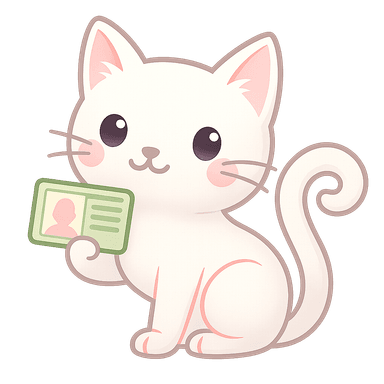 Gatinho Meoww segurando dinheiro